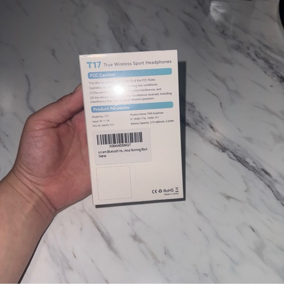 T17 Earphones True Wireless Earbuds Bluetooth 5.0 HiFi Stereo Sport Headset. - Picture 4 of 6